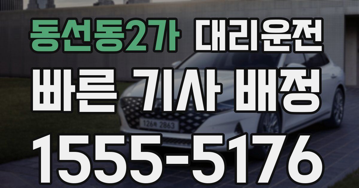 일일대리기사