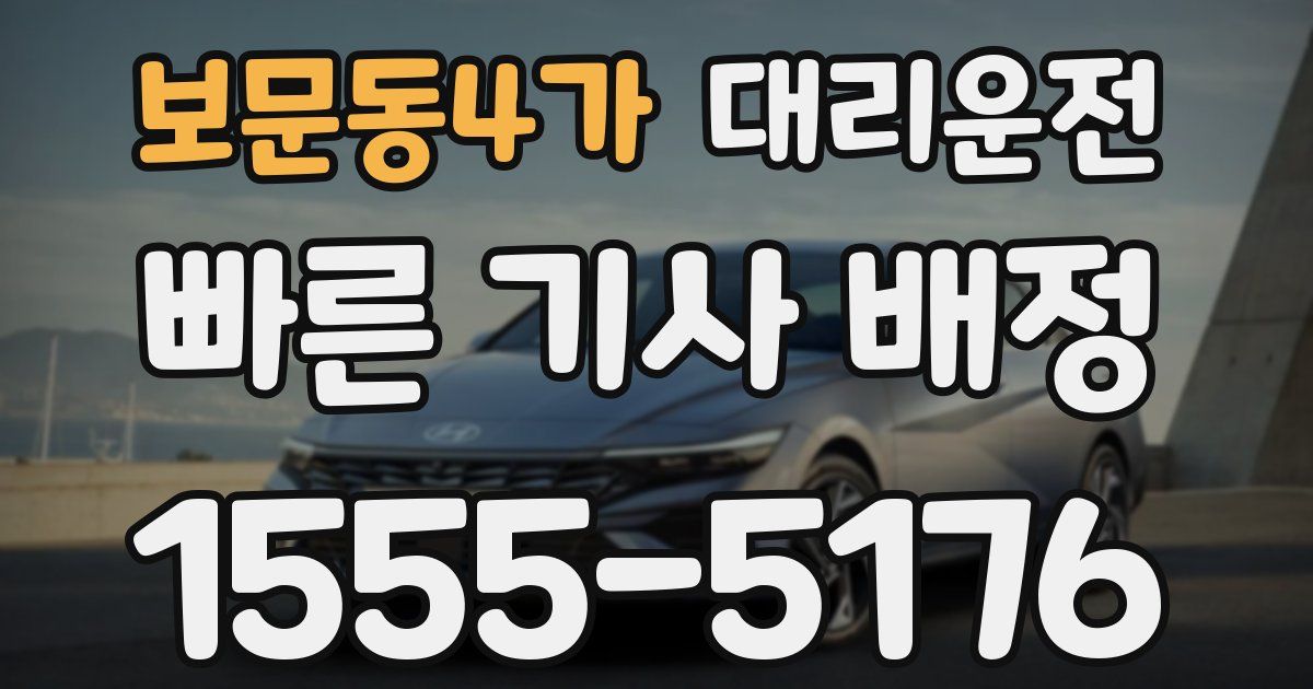 일일대리기사