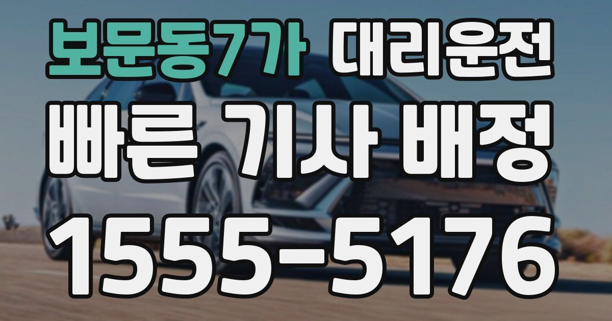 일일대리기사