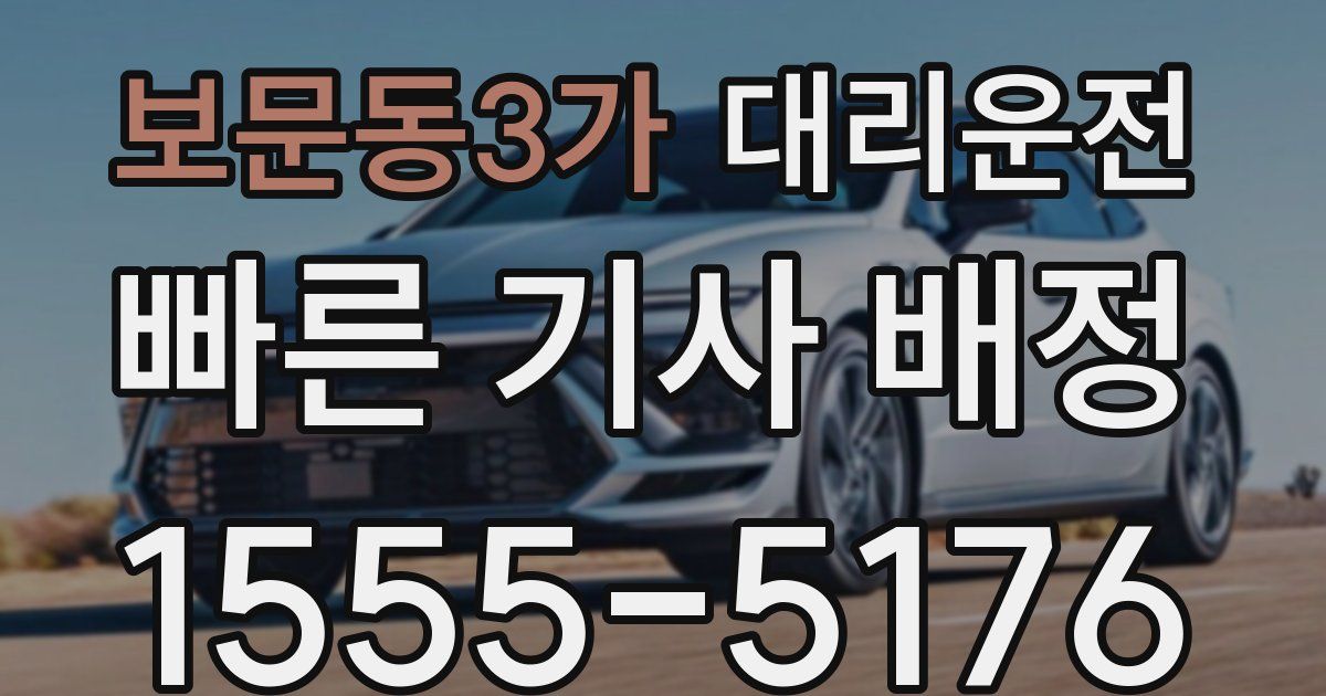 일일대리기사