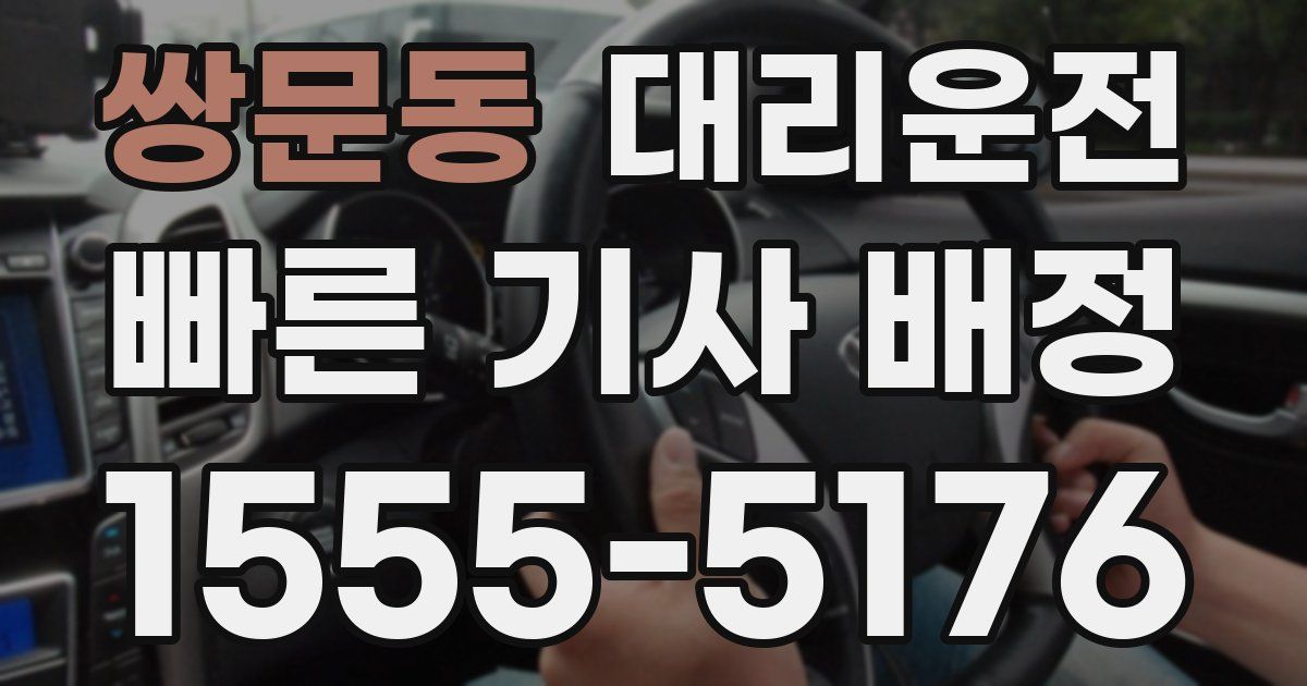 일일대리기사