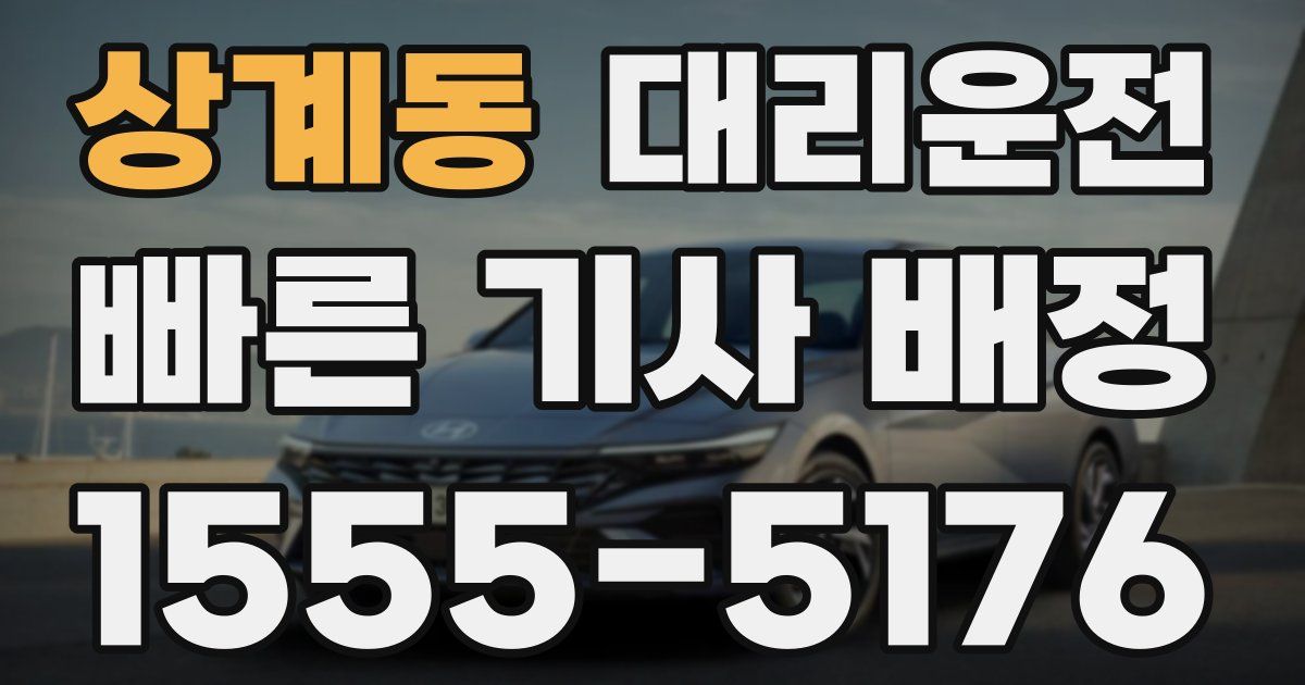 일일대리기사