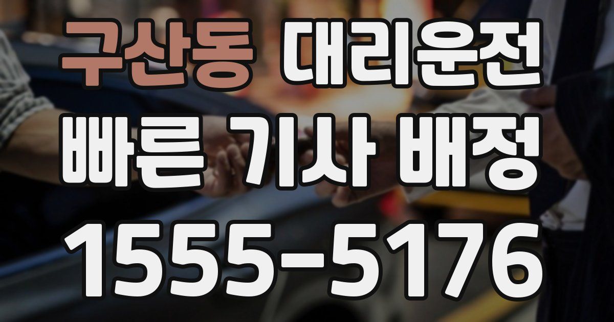 일일대리기사