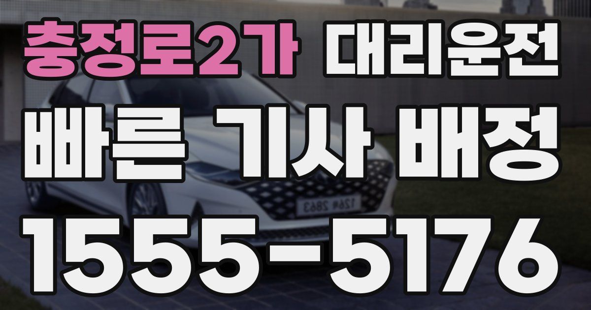 일일대리기사
