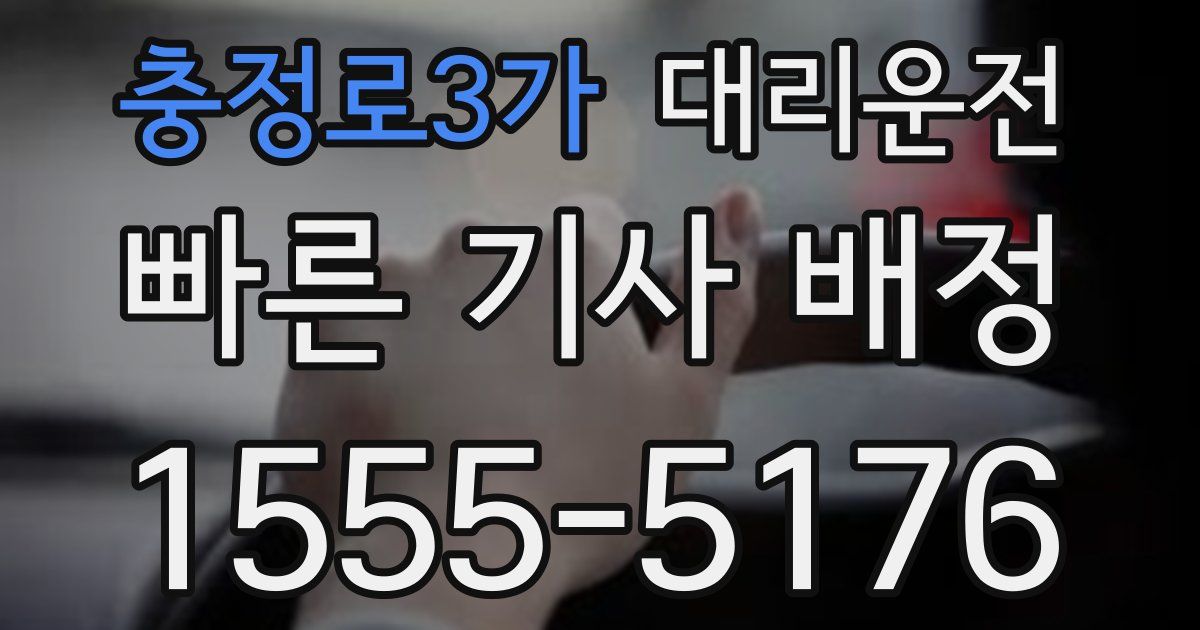 일일대리기사
