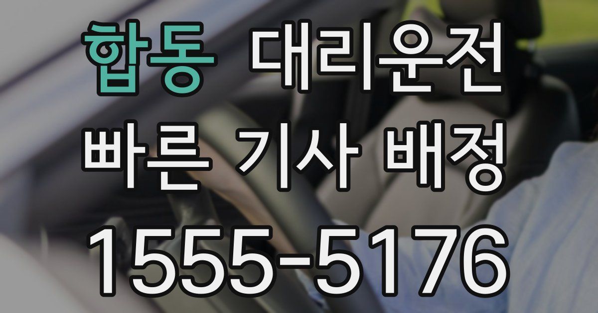 일일대리기사