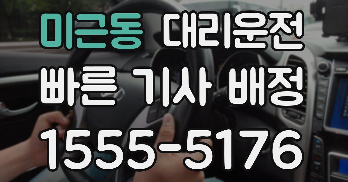 일일대리기사