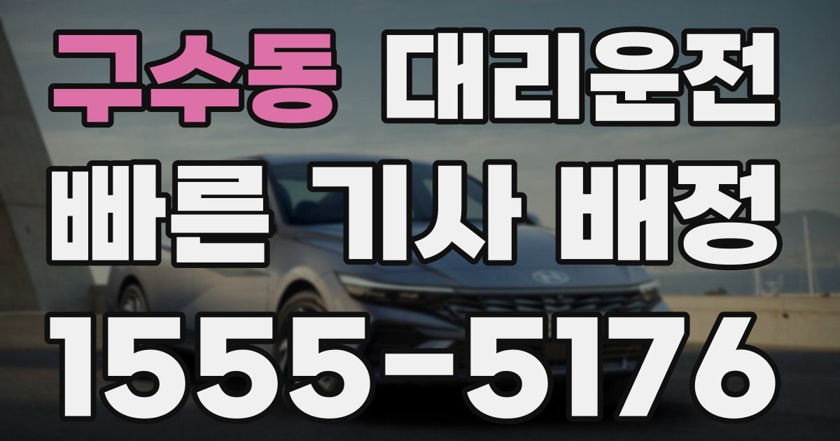 일일대리기사