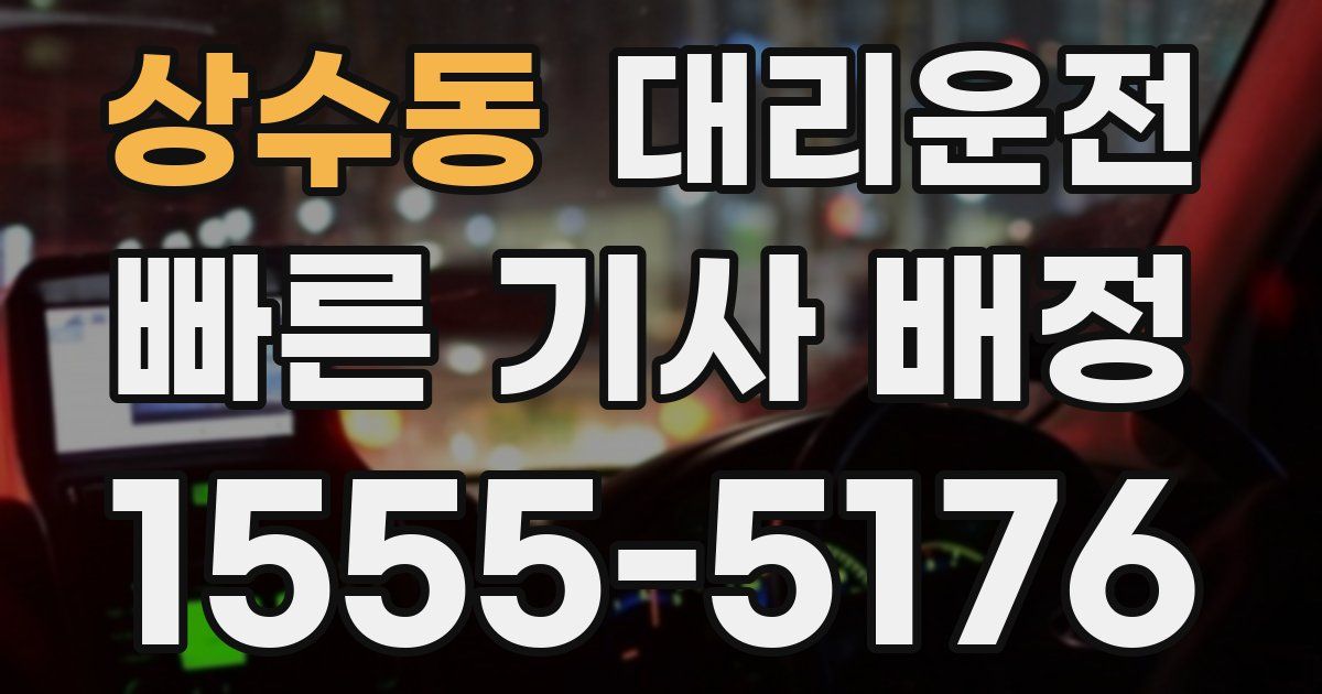 일일대리기사