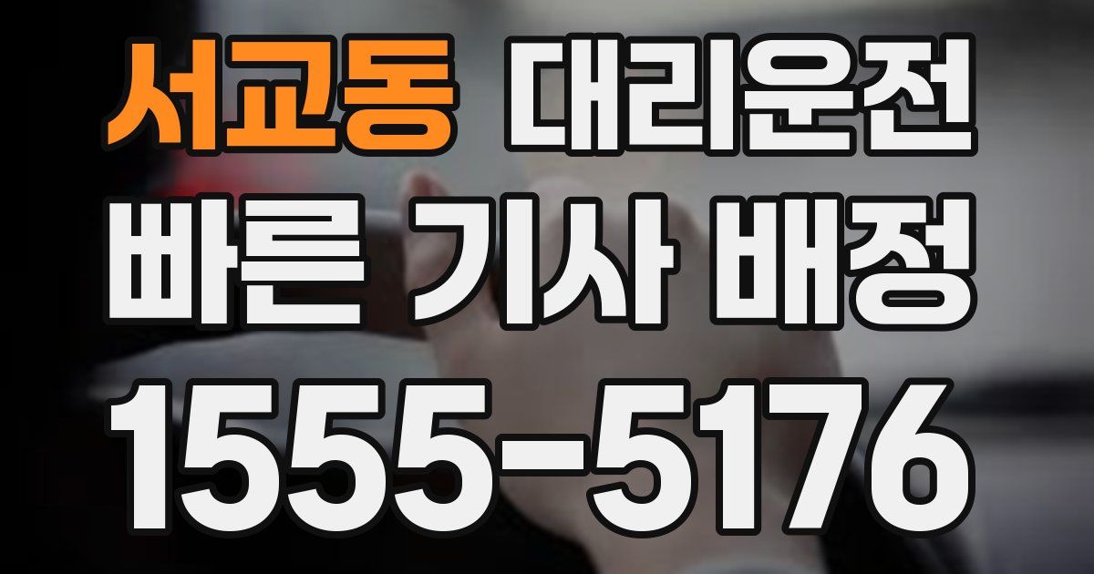 일일대리기사