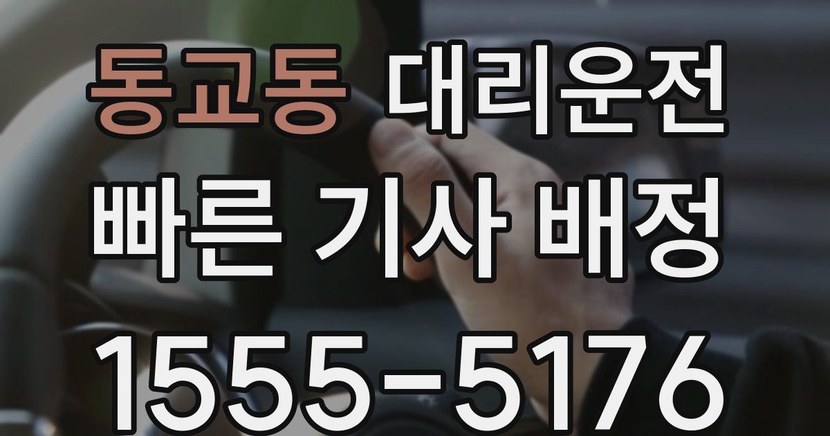 일일대리기사