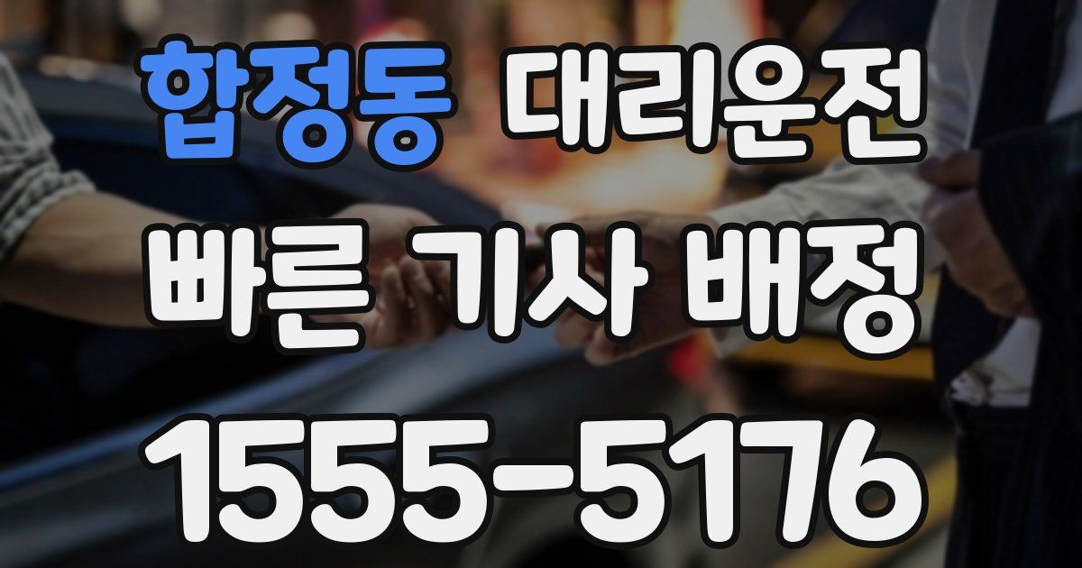 일일대리기사