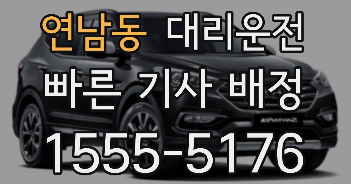 일일대리기사