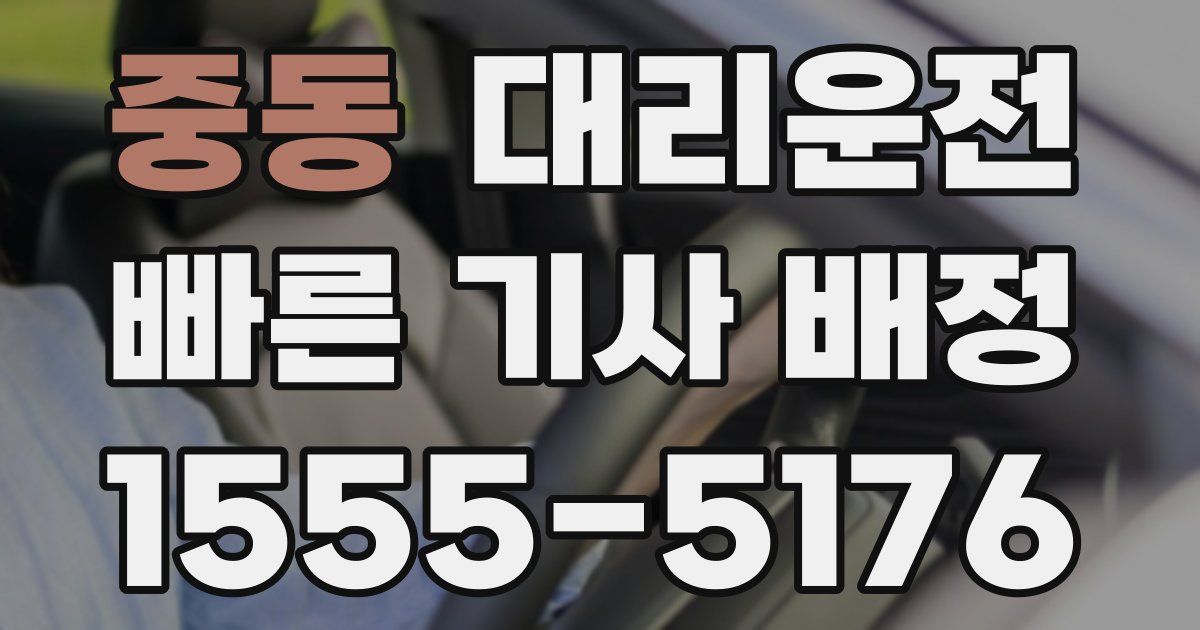 일일대리기사