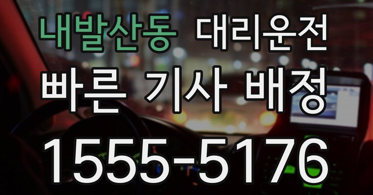일일대리기사