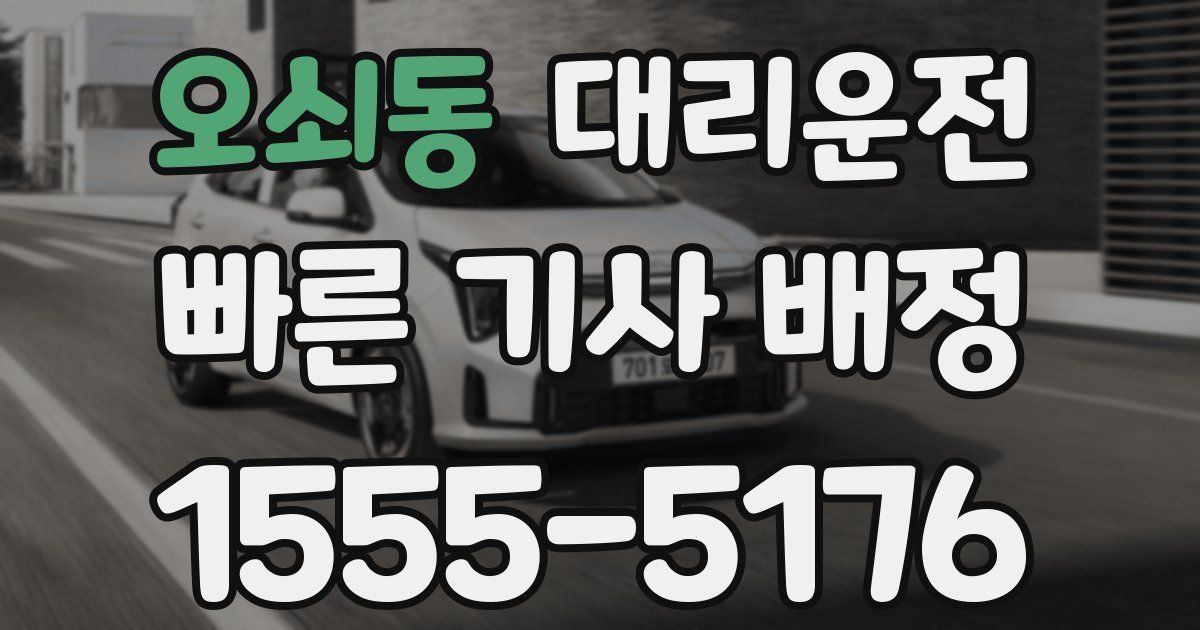 일일대리기사