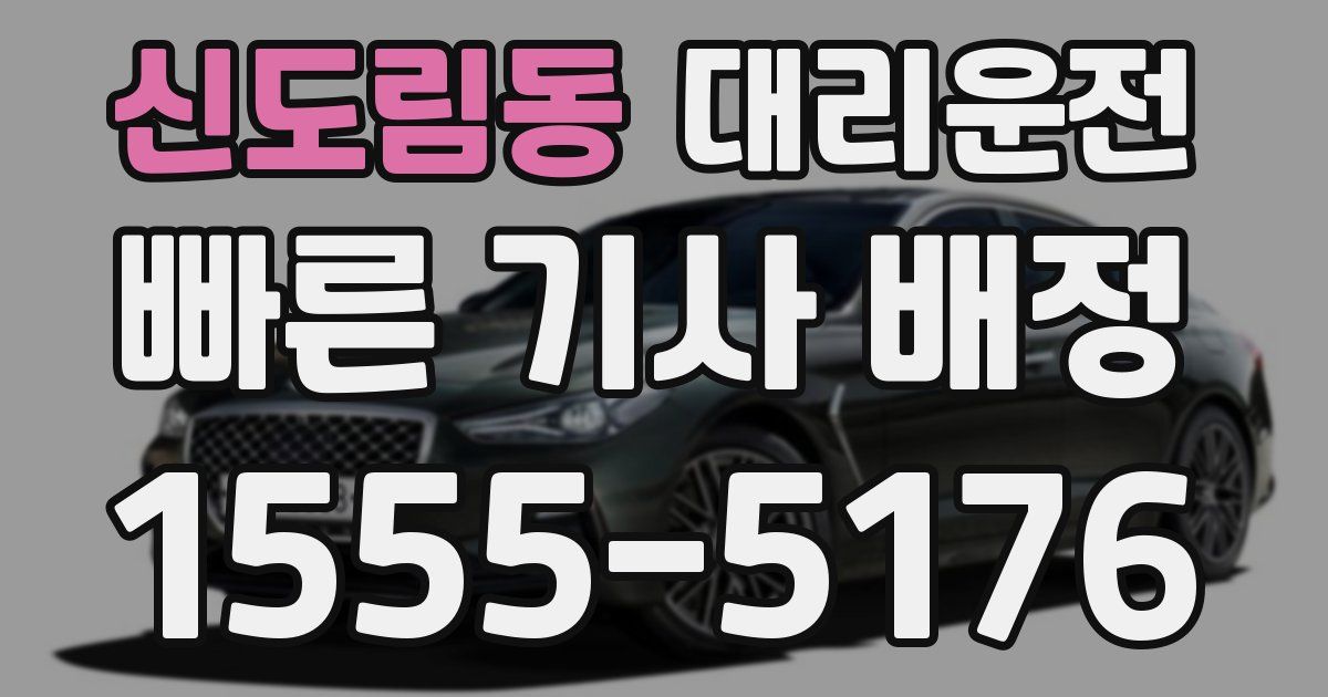 일일대리기사