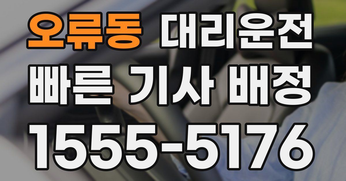일일대리기사