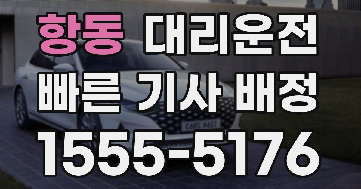 일일대리기사