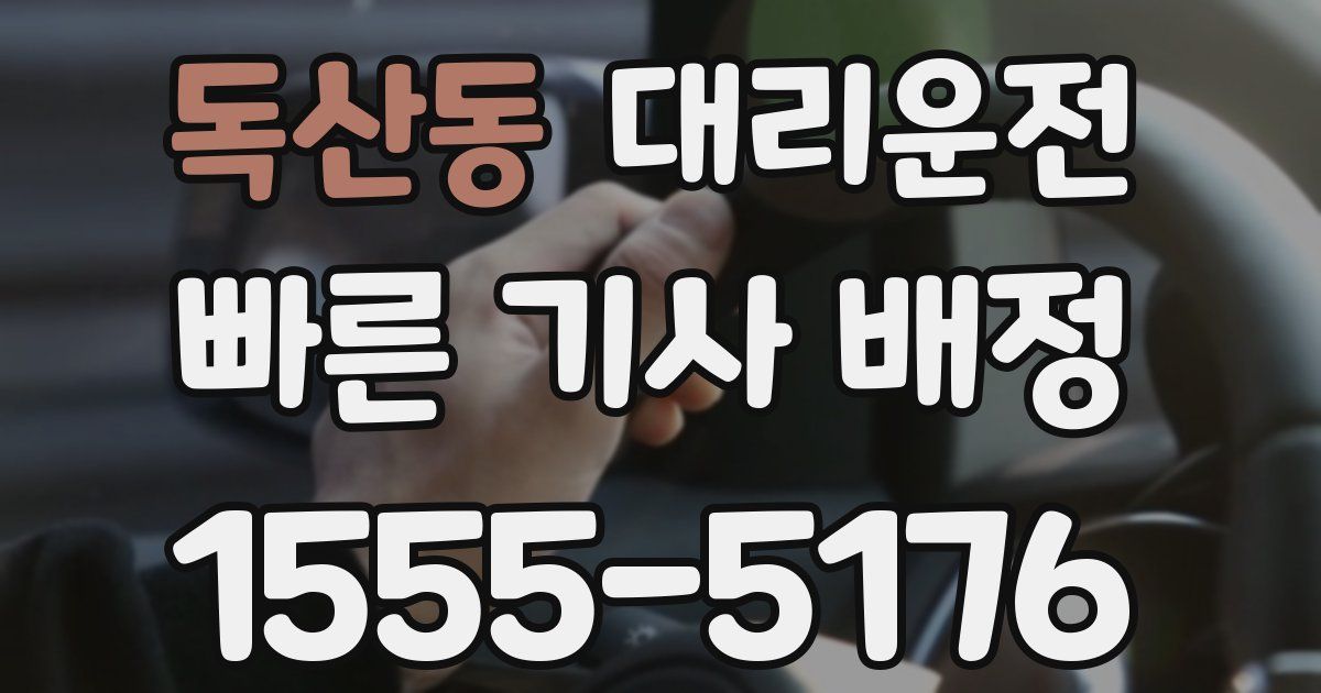 일일대리기사