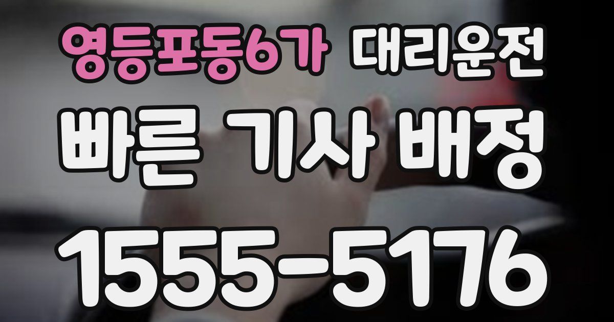 일일대리기사