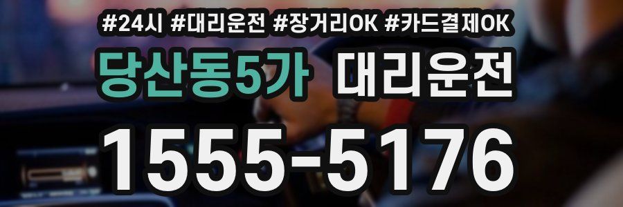 당산동5가 대리운전