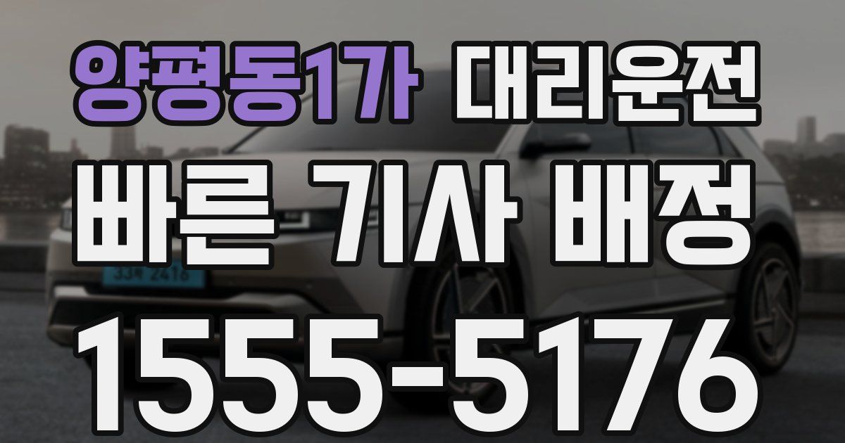 일일대리기사
