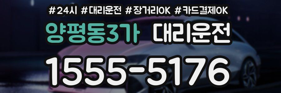 양평동3가 대리운전