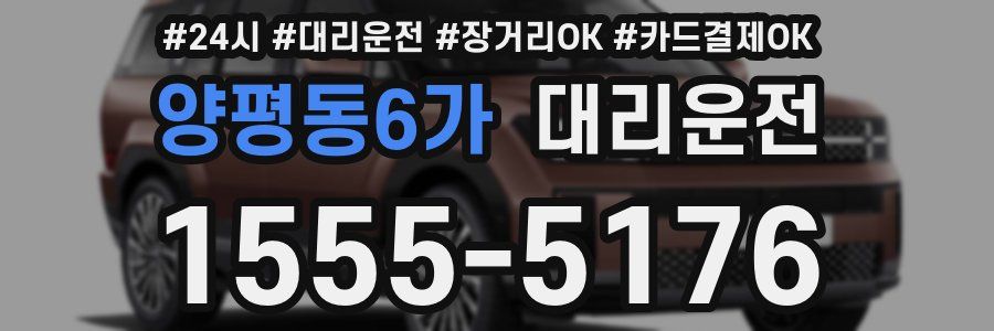 양평동6가 대리운전