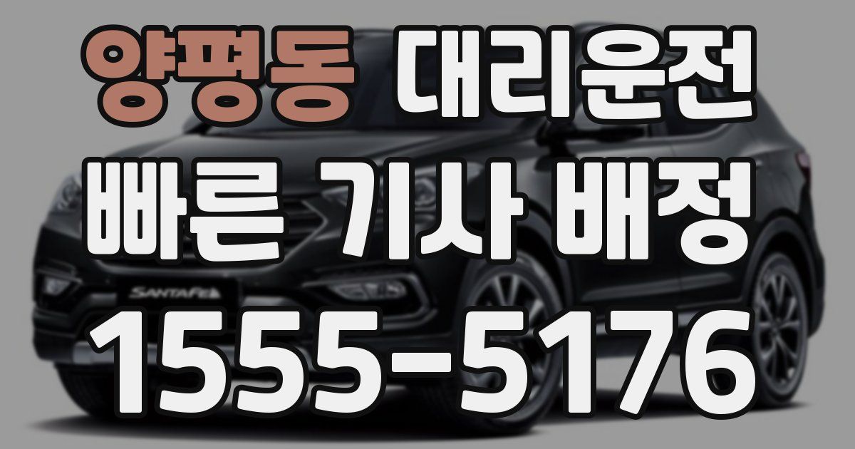 일일대리기사