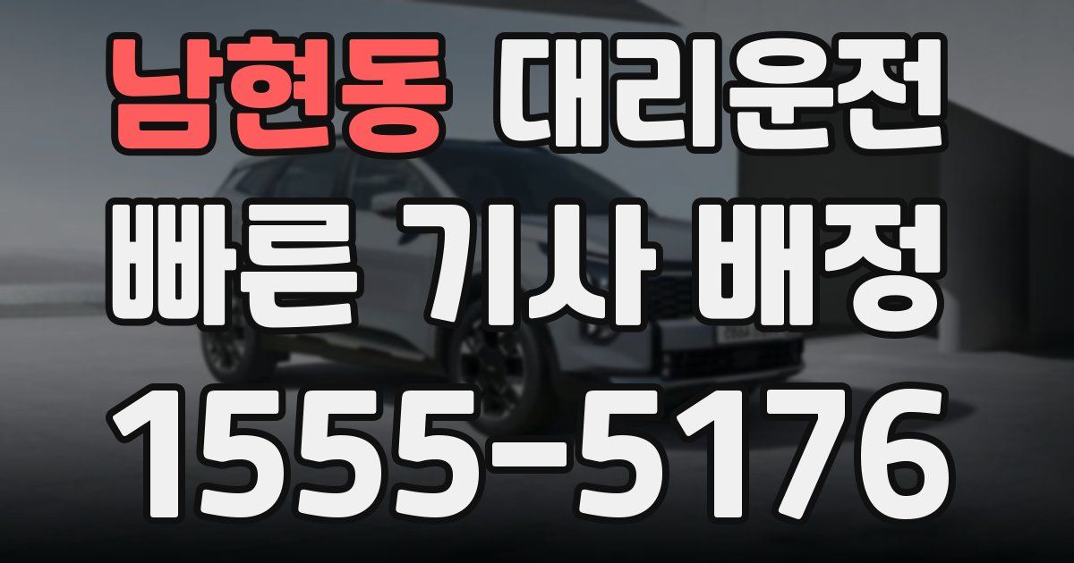 일일대리기사
