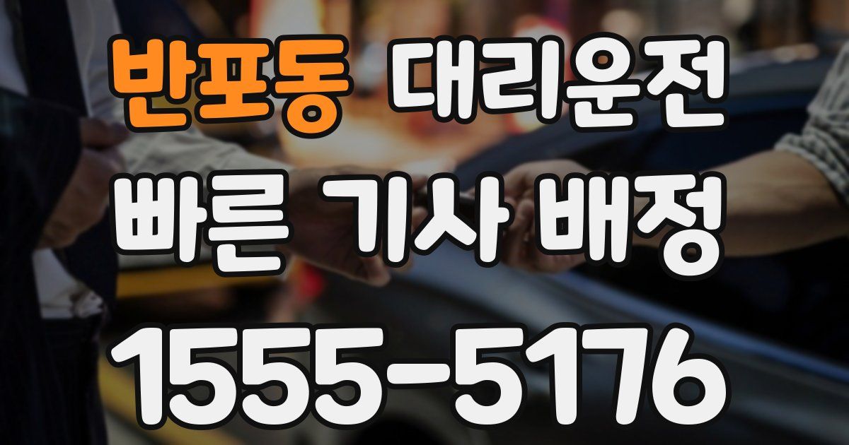 일일대리기사