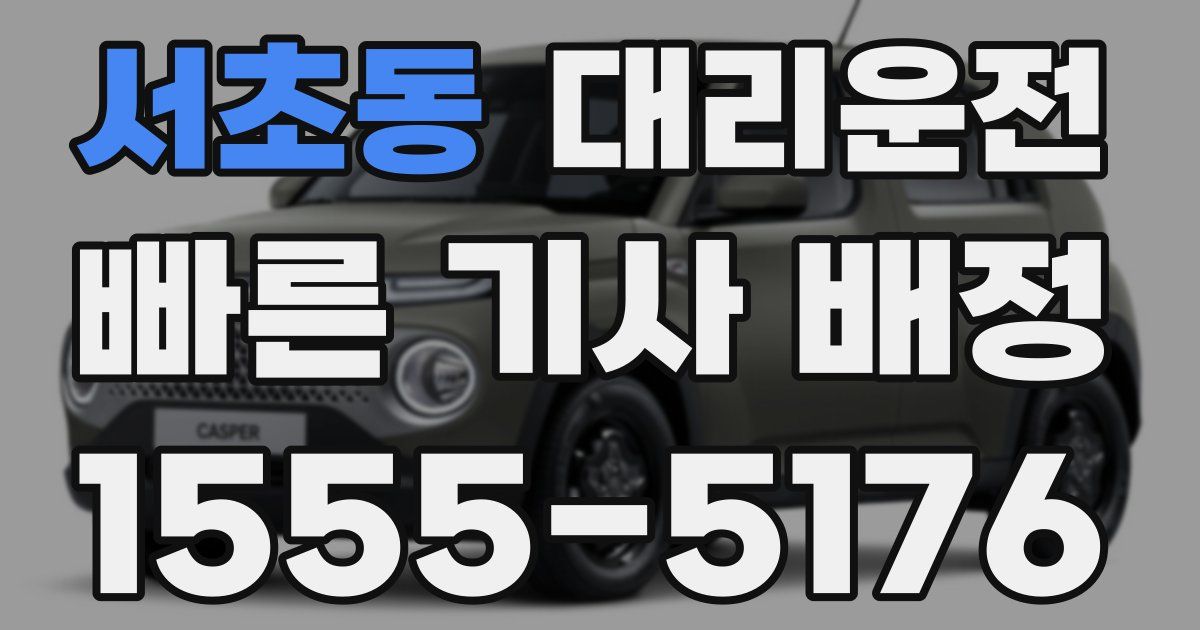 일일대리기사