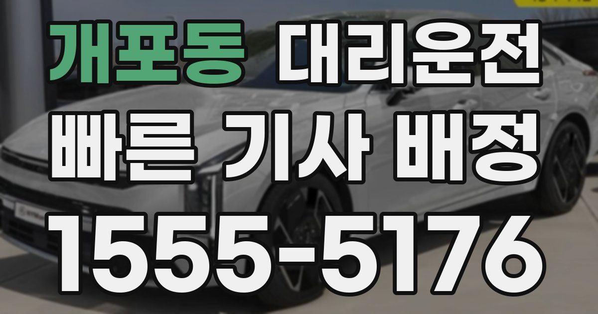 일일대리기사