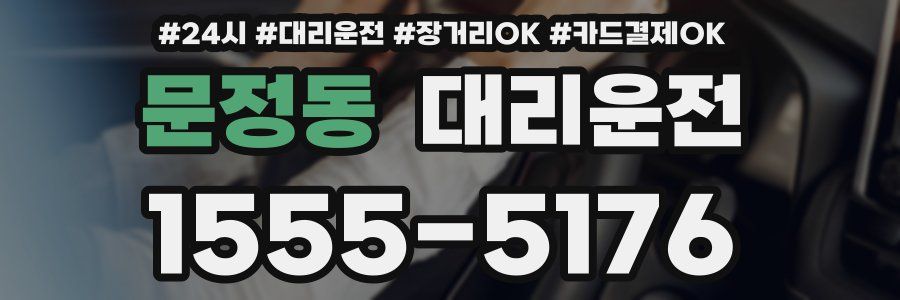 문정동 대리운전