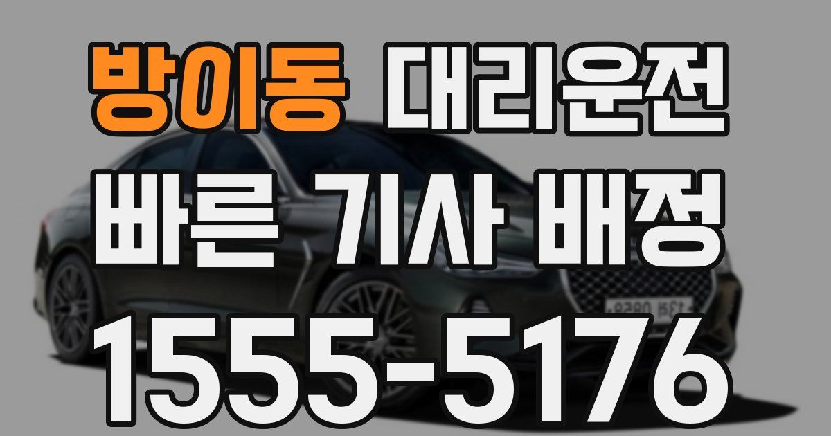 일일대리기사