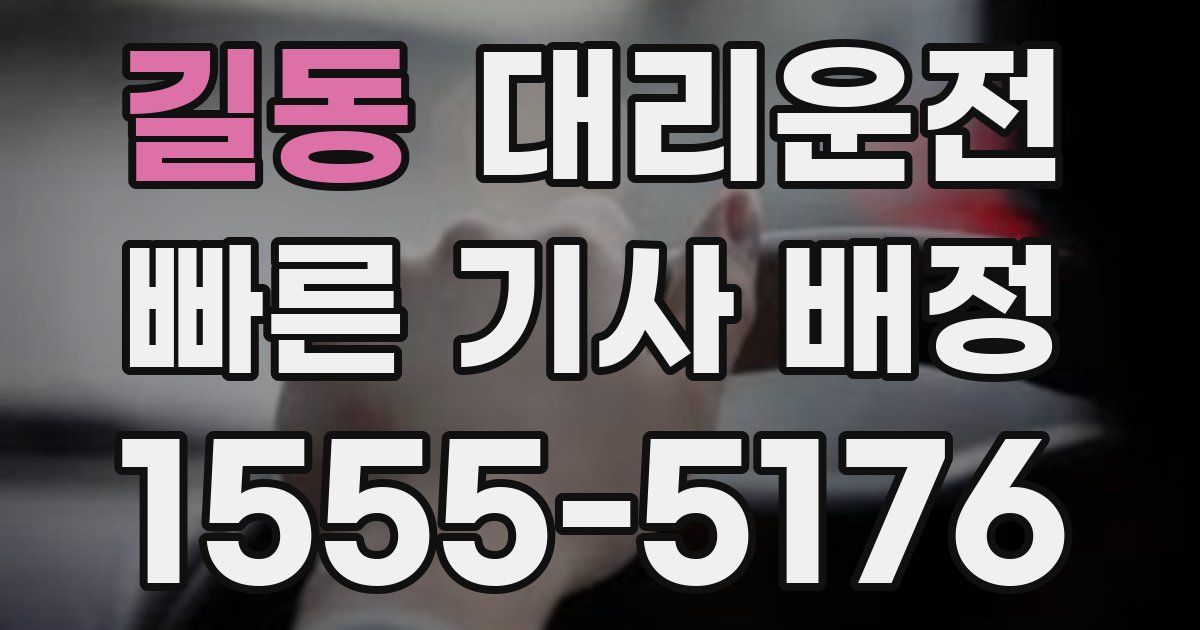일일대리기사