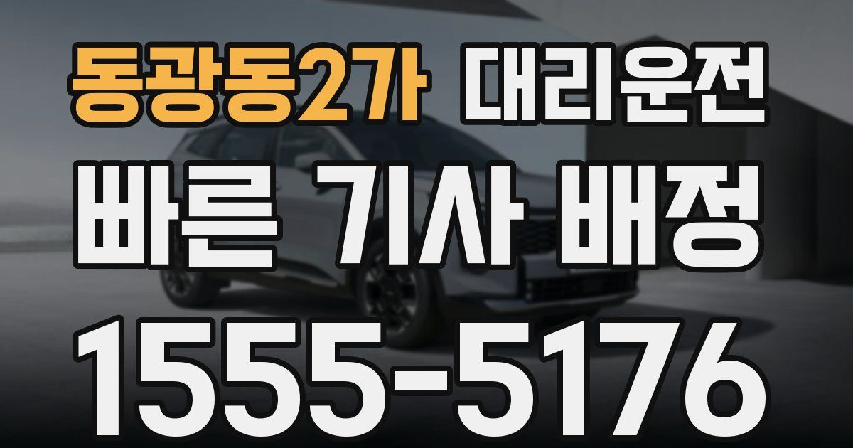 일일대리기사