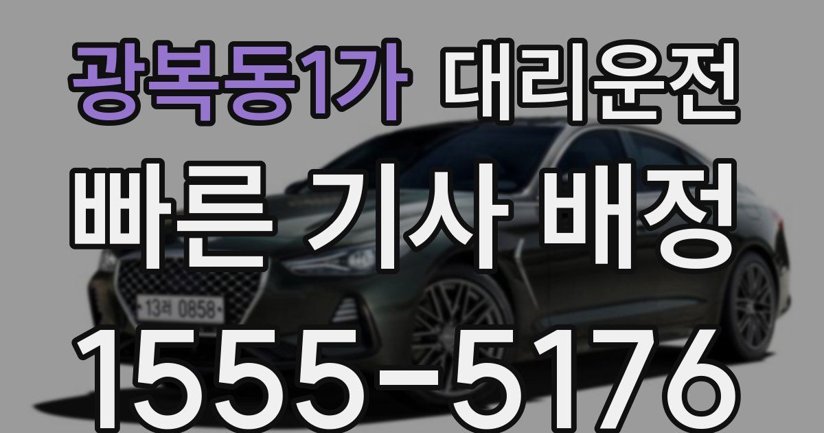 일일대리기사