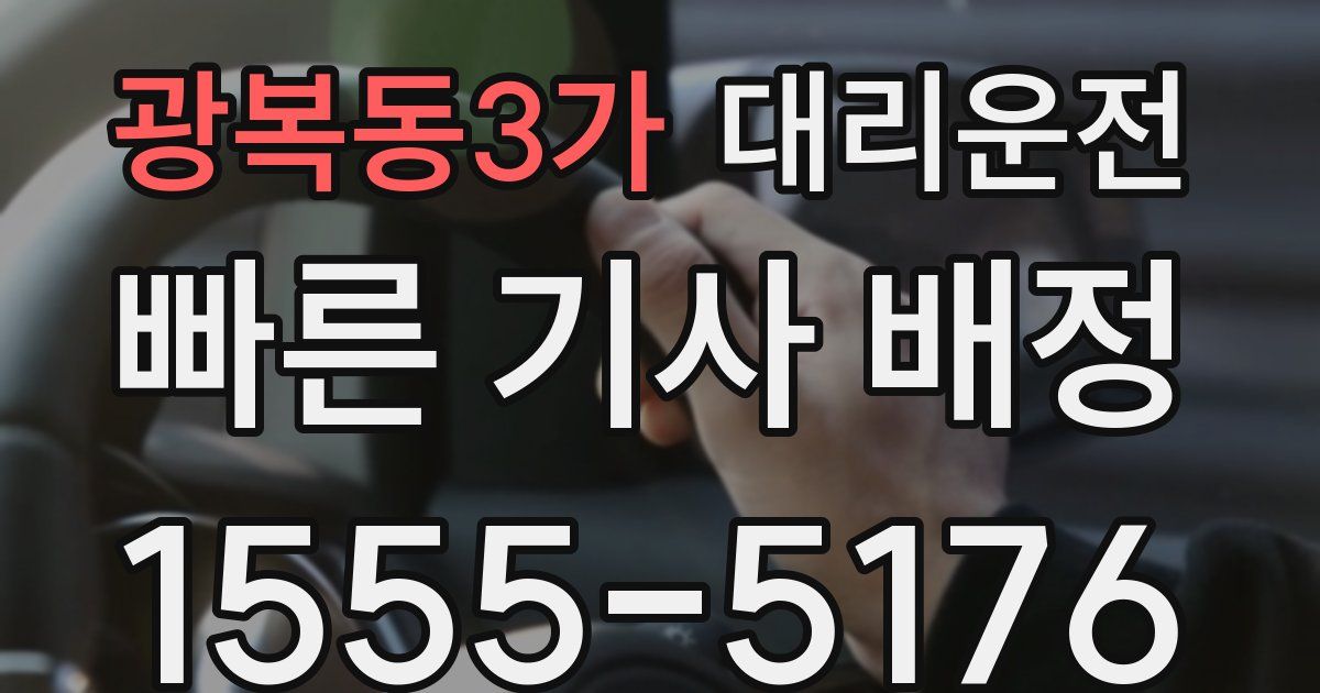 일일대리기사