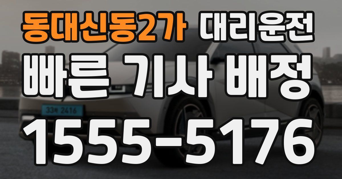 일일대리기사