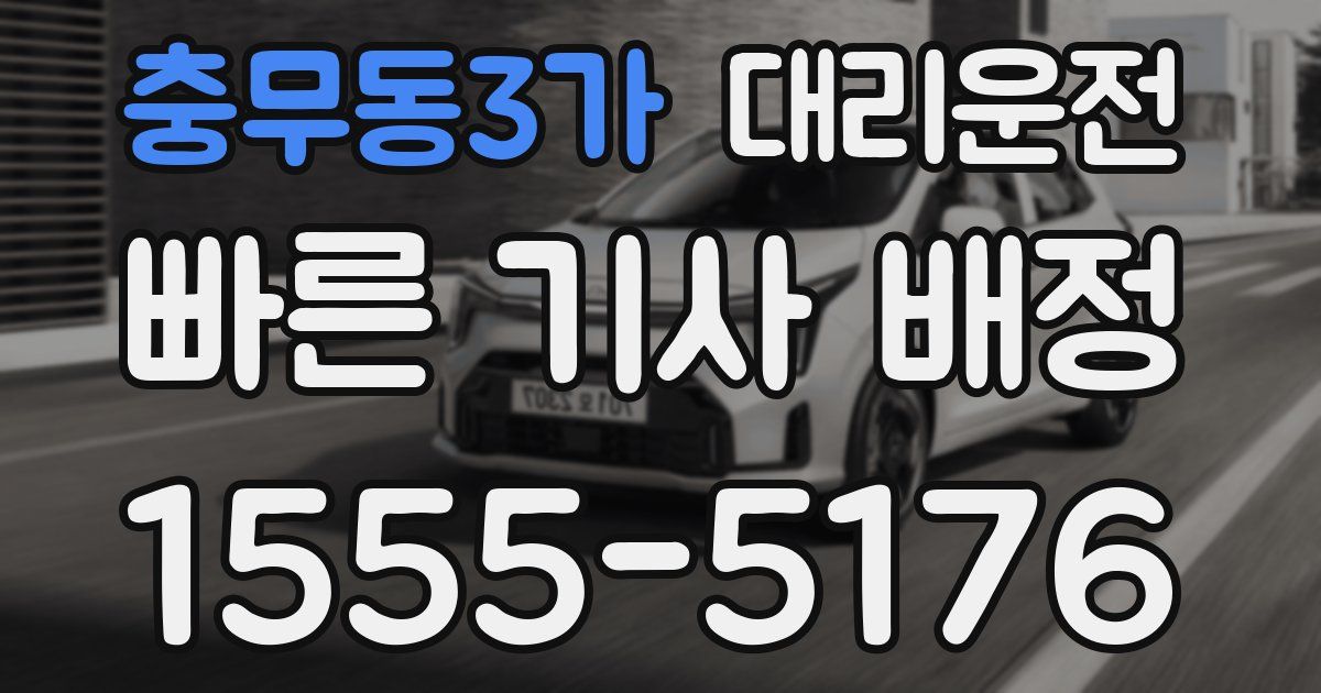 일일대리기사