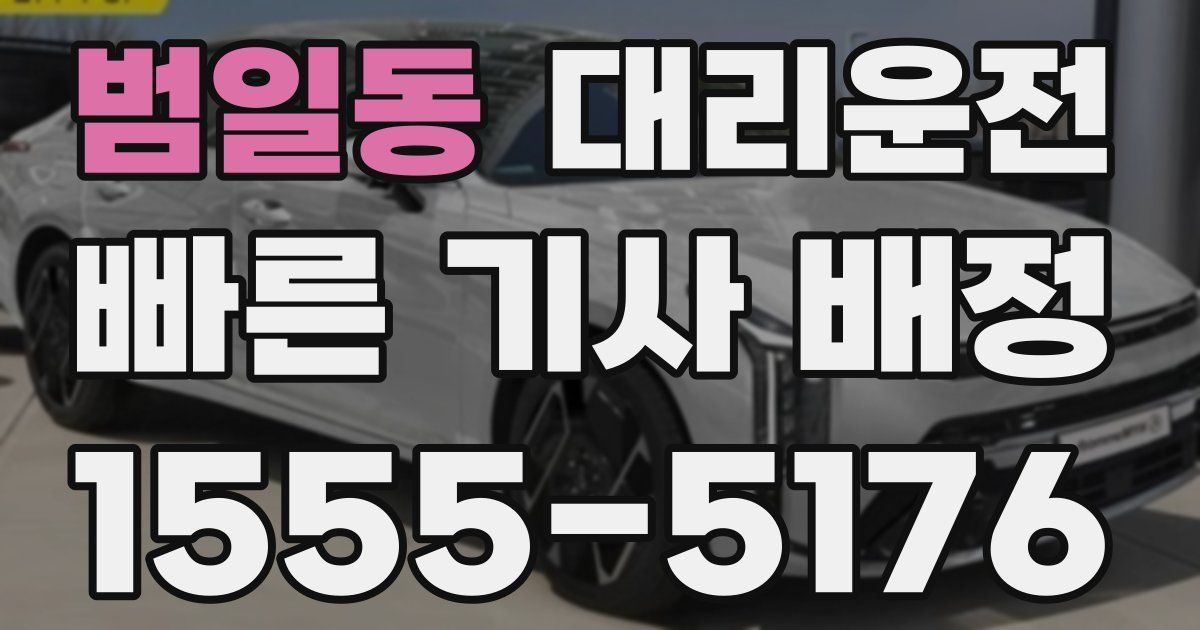 일일대리기사