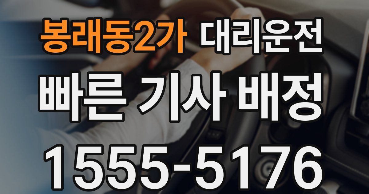 일일대리기사