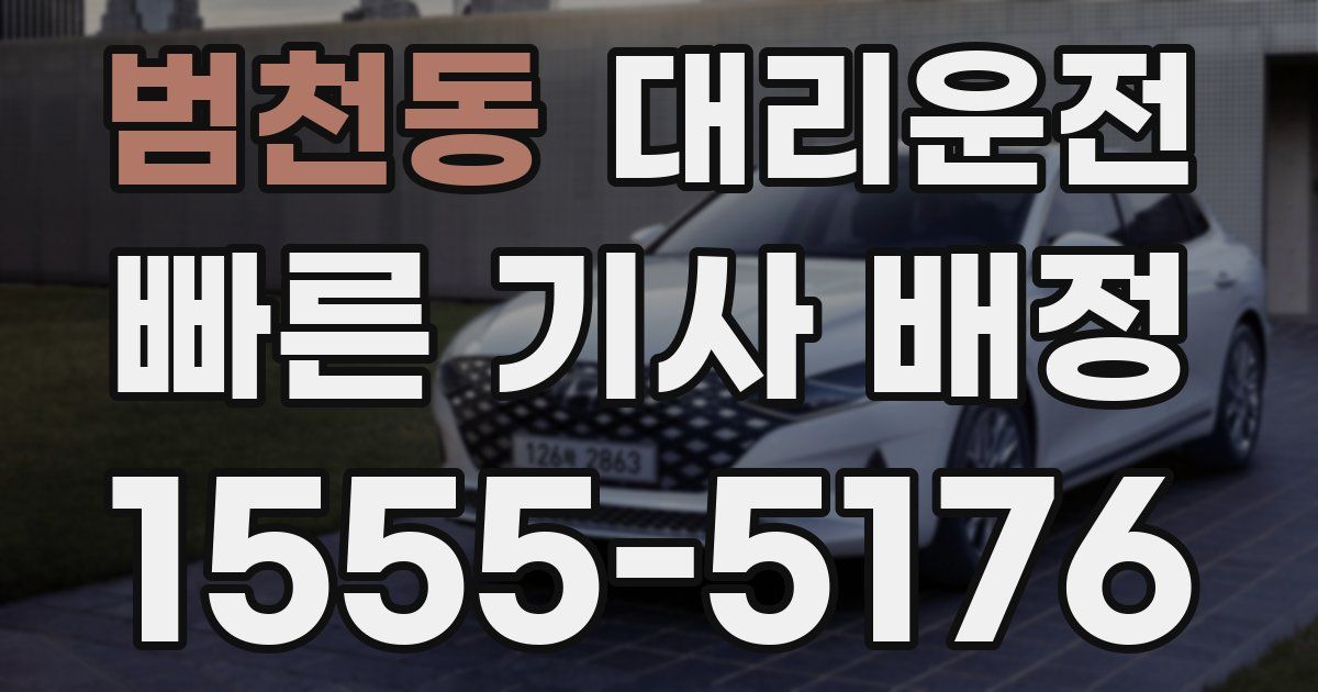 일일대리기사