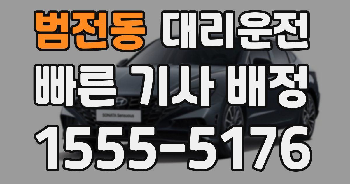 일일대리기사