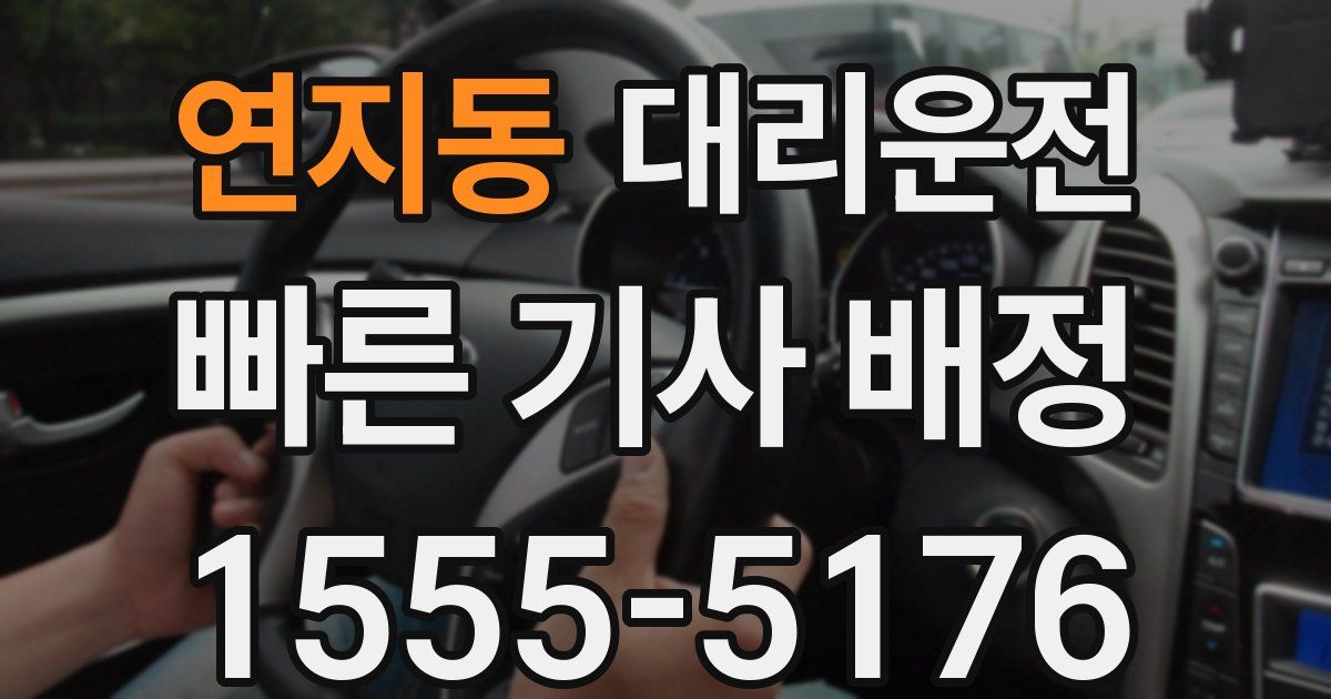 일일대리기사