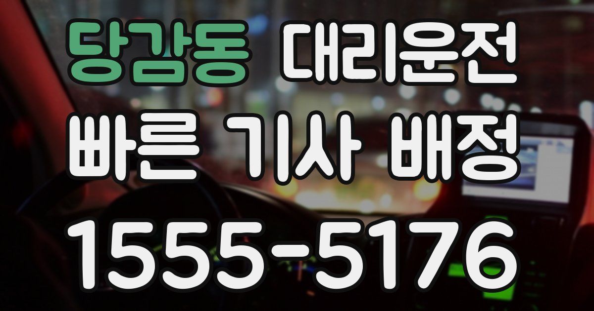 일일대리기사