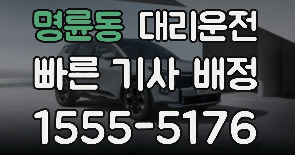 일일대리기사