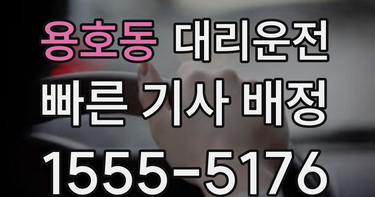 일일대리기사
